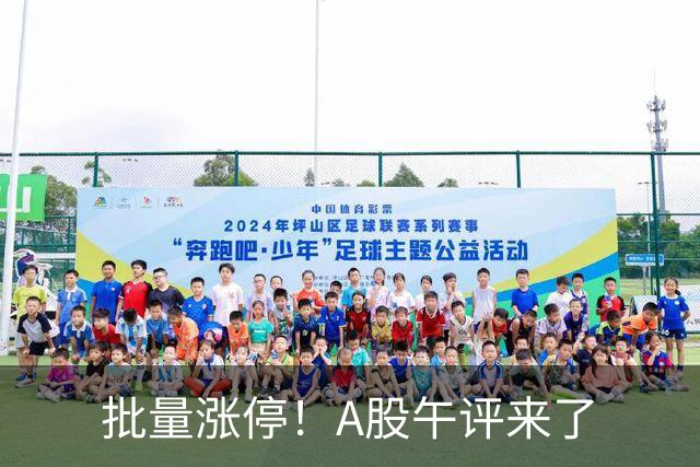 批量涨停！A股午评来了
